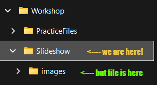 screenshot of a file explorer